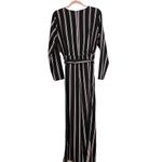 Who What Wear Striped Navy and Red Jumpsuit Photo 5