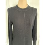 Madewell $168 Merino Wool Sweater Midi Dress Black NT938 Size S Photo 8