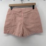 Veronica Beard  Robbie‎ Button Front High Waisted Shorts Rosewood Pink Women 27 Photo 2
