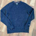 Champion Crew Neck Long Sleeve Pullover Blue Sweater Size Medium Photo 7