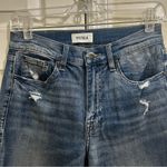 Pistola  Distressed High Rise Fringed Hem Straight Leg Jeans Size 27 Photo 7