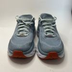 Hoka  Bondi 7 Women's Sneakers Light Blue Fog Glass Orange Size 8 Shoes Athletic Photo 2