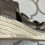 Eileen Fisher  Willow Bronze Wedge Espadrille Leather Sandals Open Toe Photo 12