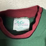 Vintage 90s Energy MC Sweatshirt Womens Size L Autumn Embroidered Fall Novelty Green Size L Photo 1