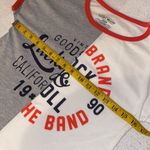 Lucky Brand T-shirt split look short sleeves slight high/low size Med NWT Photo 4