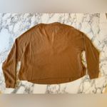 Abound NWOT  Waffle Knit Long Sleeve Henley in Tan Dale L Super Soft! Photo 2