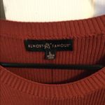 Almost Famous PUFF SHOULDER RIB SWEATER SHIRT, NWT Photo 1