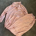 Boohoo Satin Pinstripe Pajamas Photo 1