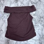 Aerie  Chill Up Off Shoulder Top Brown size small NWT Photo 1