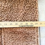 Free People So Soft Cozy Brown Sherpa Button Front Peacoat Sz S Photo 10