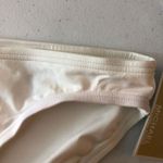 Michael Kors Stretch Nylon Bikini Bottom Hipster Brief White L FLAW Photo 5