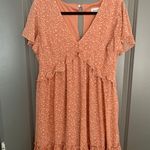 &merci Cheetah Print Peach Mini Dress Photo 2