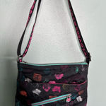 Harajuku Lovers  Gwen Stefani Y2K Crossbody Black Nylon Small Bag Photo 0