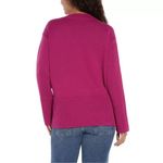 Gap  Women's Crewneck Long Sleeve Cotton Pullover Pink Size Small Photo 8