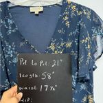 Orange Creek  Midnight Blue Floral Maxi Dress Photo 13