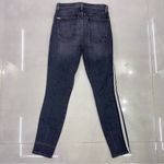 Alice + Olivia JEANS
Good High-Rise Exposed Button Skinny Jeans with Stripes Photo 5