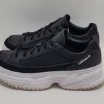 Adidas Originals Women's Kiellor Black White Low Top Platform SneakerSize 8.5 Photo 0