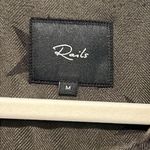 Rails  Hunter Button Down Shirt Sage with Black Stars Medium Layering Fall Photo 2