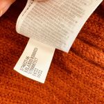 Banana Republic 100% Cashmere Turtleneck Sweater Rust Orange Ribbed XS Cottage Photo 4