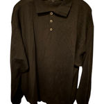 Giglio Rosso Made In Italy Wool Blend Black Sweater Size XL Photo 0