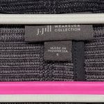 J.Jill Jacket Womens Small Black Full Zip Pockets Long Sleeve Wearever Photo 4