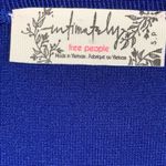 Free People Womens Sz S Intimately In Your Arms Bodysuit Electric Indigo Blue Photo 1