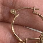 14k Gold Twisted Hoops Photo 1