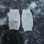 Cozy Black Knit Arm Warmers with Tassel Detail – Stylish & Warm Photo 2