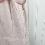 Cynthia Rowley Women's Sleeveless Linen Cotton Shift Dress Beige Studded Size 2 Photo 5