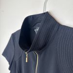 St. John Collection  Zip Front Marocain‎ Crepe Dress Black Size 4 MSRP $1,295 Photo 4