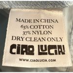 NWT Ciao Lucia Neroni Dress Ice Blue Silk Faille Mini Dress Bell Skirt Sz S $365 Photo 7