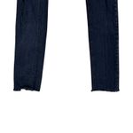 Rag and Bone High Rise Skinny Jeans Womens 26 Black Distressed Raw Hem Minimalist Photo 5