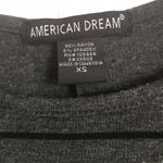 American Dream 2/$15  Striped T Crochet Sz XS Photo 1