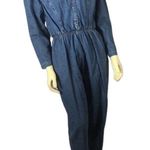 American Vintage torpedo international blue denim V neck jumpsuit size medium Photo 0