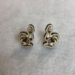 Disney Moana Hei Hei Wood Stud Earrings Photo 1