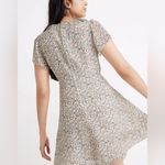 Madewell silk ruffle mini dress sz 10 floral Photo 2