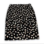 Philosophy NWT Women’s Black Beige Polka Dot Print Pencil Skirt Size 10 Photo 7