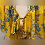 Sam Edelman Yellow Flora Monokini size Large, NWT! Photo 6
