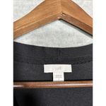 J Jill Black V Neck Tunic Lightweight Cap Sleeve Beach‎ Cover Up Size S Photo 2