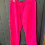 Dickies  Women’s Bright Pink Drawstring Nurse/Dental Scrub Cotton Blend Pants L Photo 0
