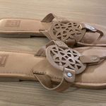 DV Dolce Vita Thong Sandals 9.5 Juleat Flat Tan Light Brown Slip On Style Photo 1