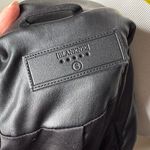 BLANK NYC Black Faux Leather Quilted Puffer Jacket Photo 5