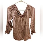 Walter Baker  Mauve Smoked Off Shoulder Blouse Photo 1