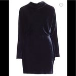 ALC Frank A.L.C Marin Navy Velvet mini dress Photo 3
