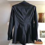 Vertigo Paris Vertigo Black Puff Sleeve Trench Coat Jacket Size Small Photo 4