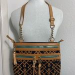 Spartina 449 Mareena hipster crossbody bag blue and gold Photo 0