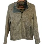 Trail Crest Full Zip Jacket Medium Outdoors Sporty Athletic Green Photo 1