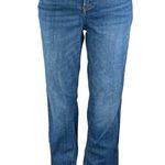 ZARA Women's Blue Medium Wash Mid Rise Crop Flared Bootcut Denim Jeans Size 10 Photo 0