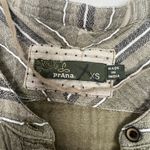 prAna Sleeveless Striped Neutral Shirt Dress Size XS Photo 1