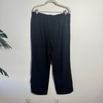 Land'n Sea Linen Wide Leg Pant Women L Black Pull On Coastal Beach Boho Relaxed Size L Photo 1